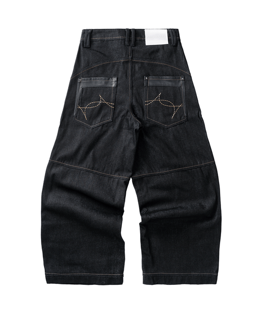 Baggy Raw Denim // Black