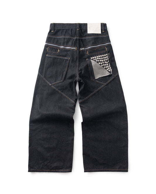 Zipper Raw Denim