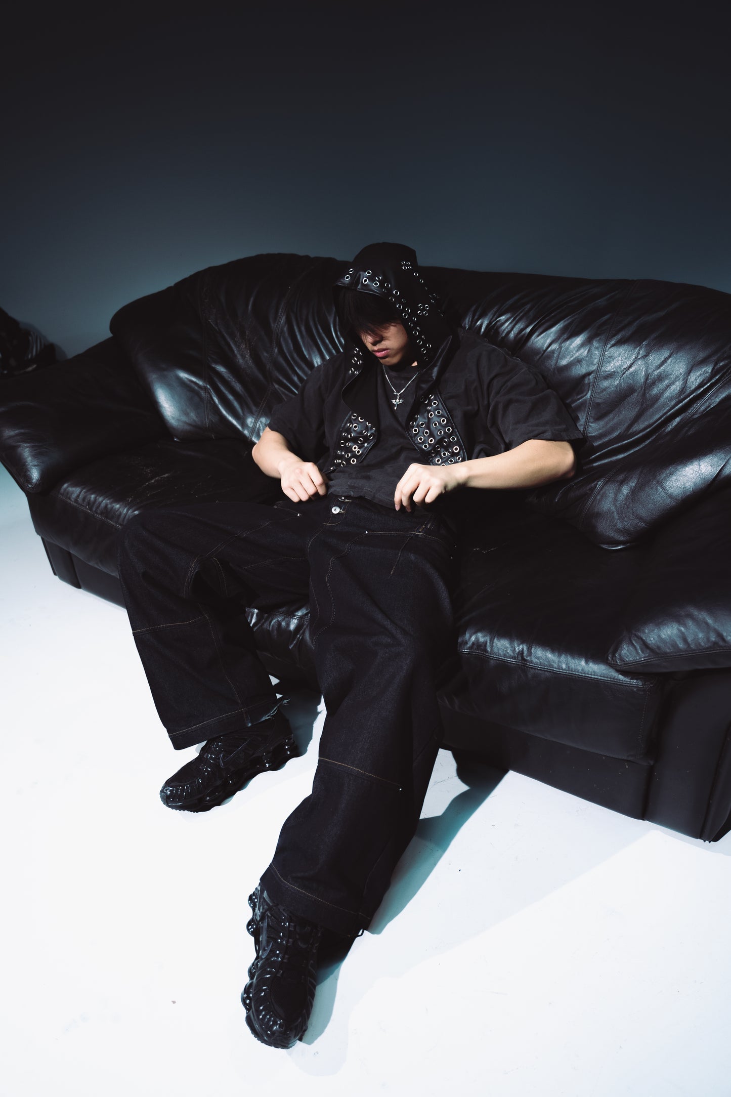 Baggy Raw Denim // Navy Blue