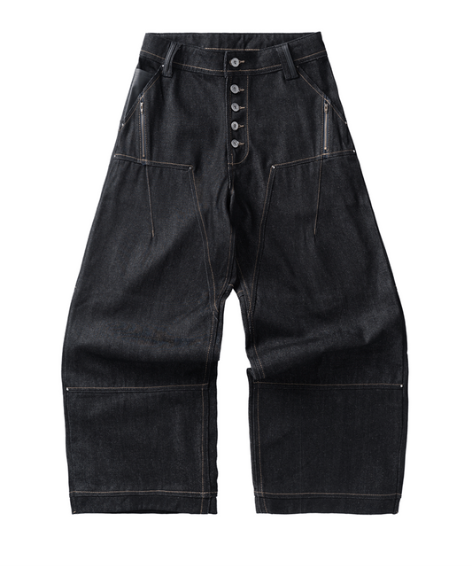 Baggy Raw Denim // Black