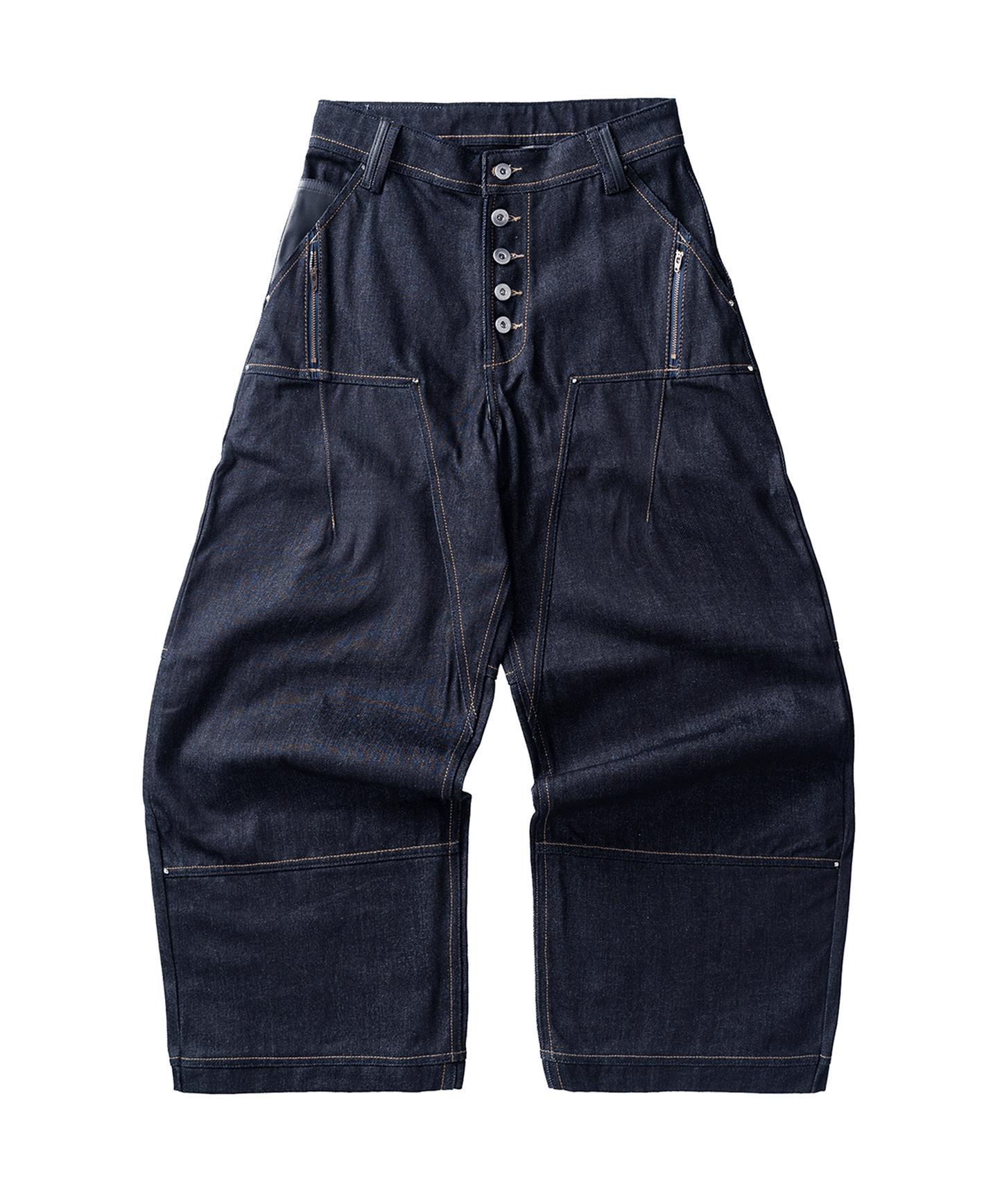 Baggy Raw Denim // Navy Blue