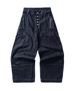 Baggy Raw Denim // Navy Blue
