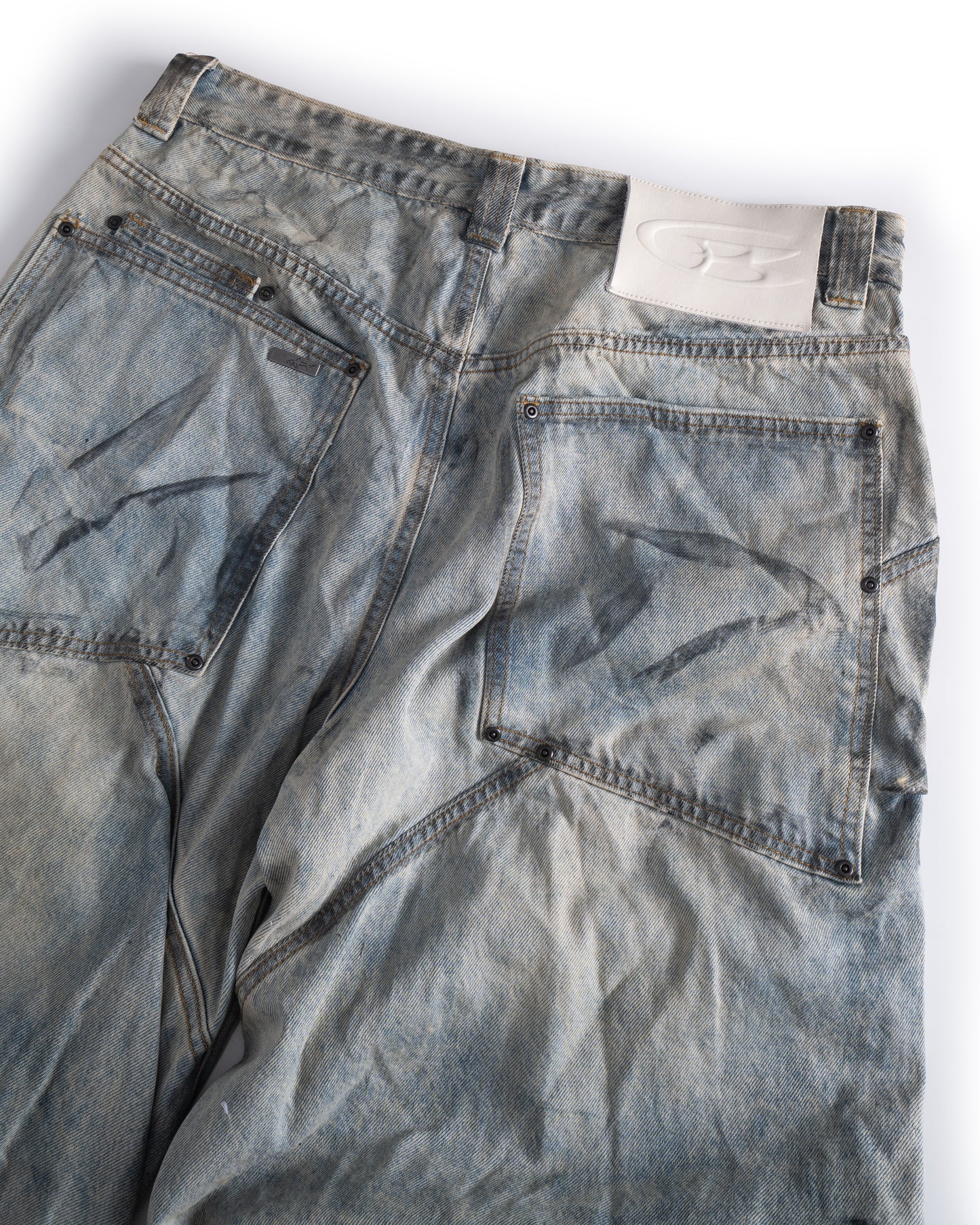 Dirty Denim Pants