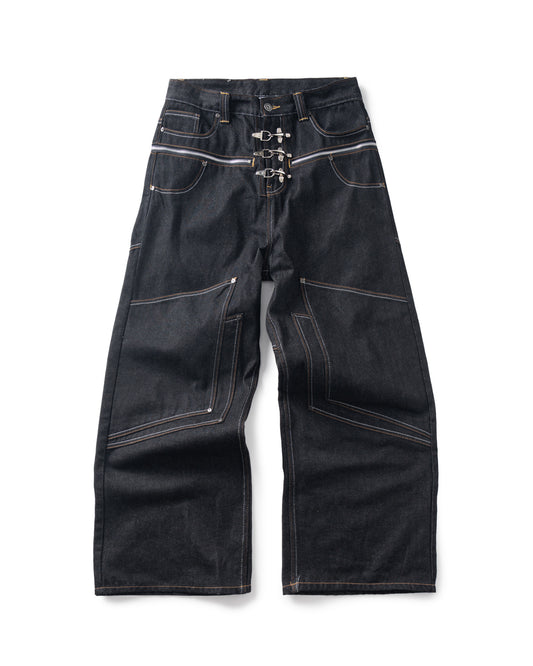 Zipper Raw Denim