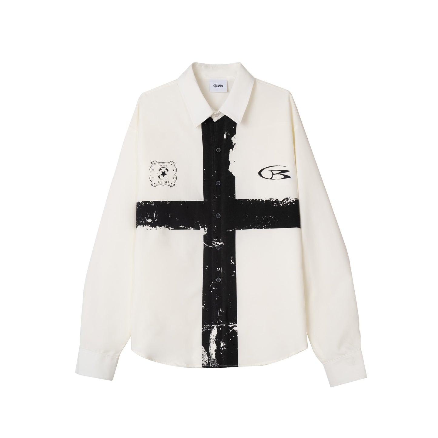 Cross Button Up