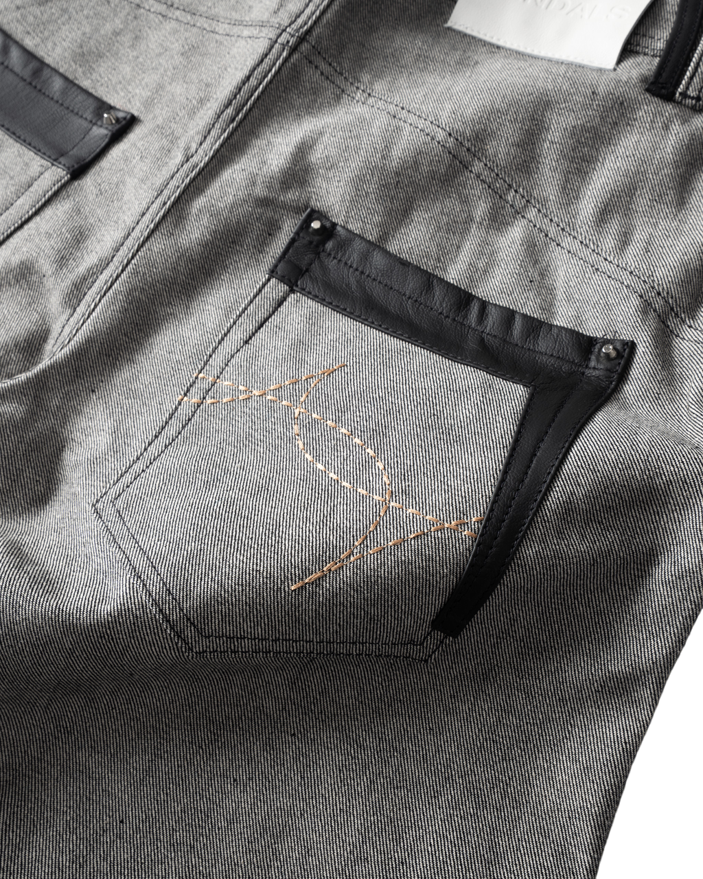 Baggy Raw Denim // Grey