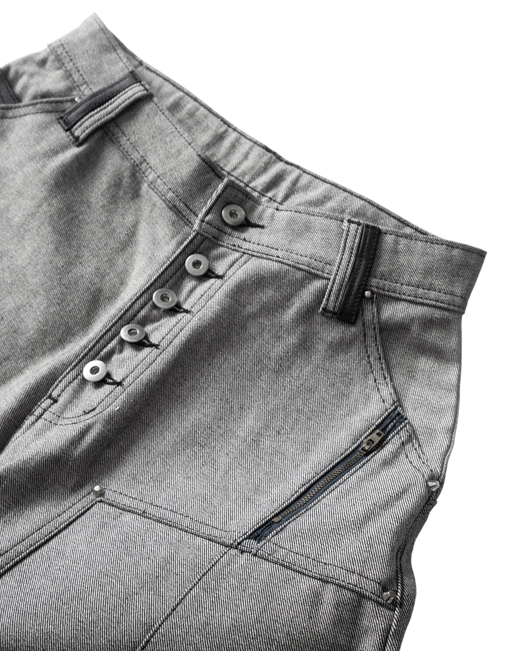 Baggy Raw Denim // Grey