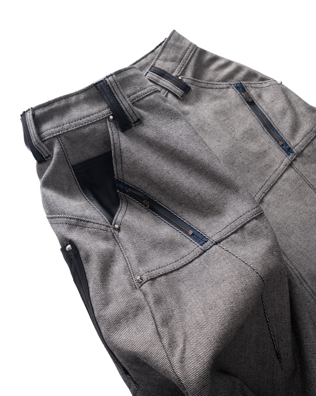 Baggy Raw Denim // Grey