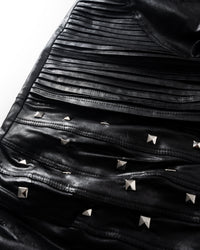Black Ink Faux Leather Pants