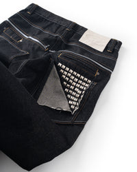 Zipper Raw Denim