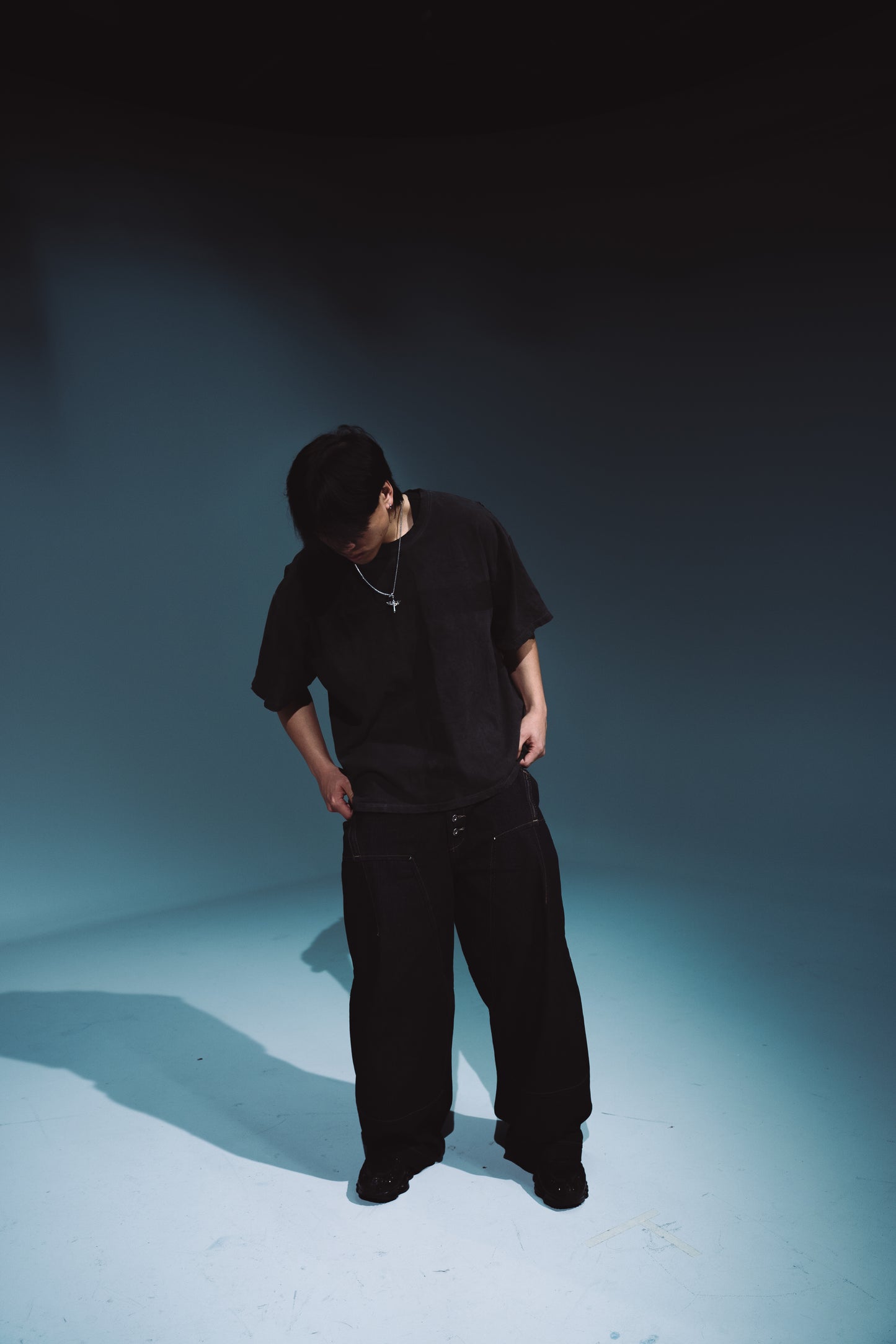 Baggy Raw Denim // Navy Blue