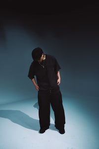 Baggy Raw Denim // Navy Blue