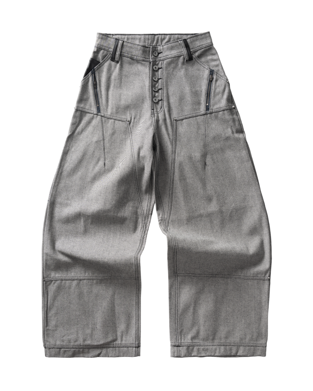 Baggy Raw Denim // Grey